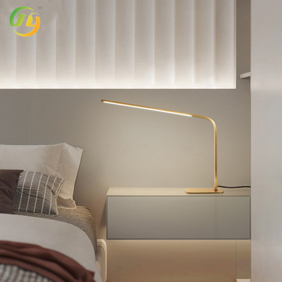 JYLIGHTING Moderne minimalistische Luxus-Metall Kupfer LED-Leselampen Leselampen Augenschutz-Lampe Bettlampe Nachtlicht