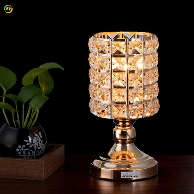 Birnen-Basis des Metall60w Kopfende-LED Crystal Table Lamp E26