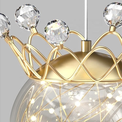 Crystal Pendant Light For Living-Raum des Metallfreien raumes