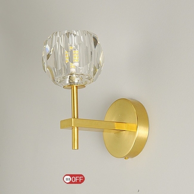 Metallnordisches Crystal Wall Lamp For Aisle-modernes Luxusdekoratives